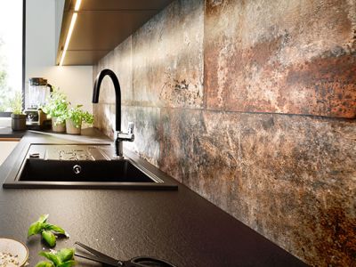 Küchen Design Kleve - robuuste achterwand voor keukens - Duitsland